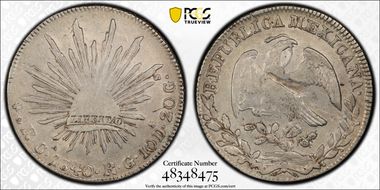 1840-Ca RG 8 R Ca11 1840 Die Style VF35