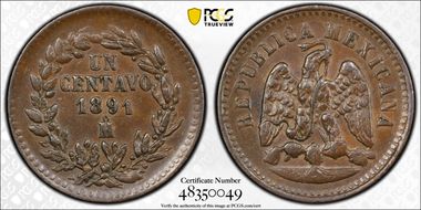 1891-Mo 1C KM-391.6 AU58BN