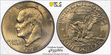 1977-D $1 MS65