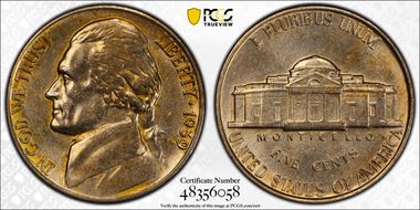 1939 5C Reverse of 1940 N1