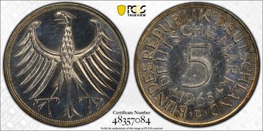 1965-D 5 Mk PR63