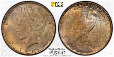 1922 $1 MS66