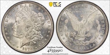 1878 8TF $1 MS63