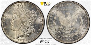 1878 8TF $1 MS62