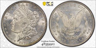 1878 8TF $1 MS63