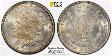 1878 8TF $1 MS61