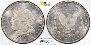1878 8TF $1 MS62