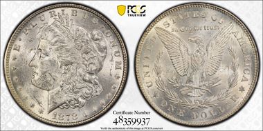 1878 7TF $1 Reverse of 1878 MS61