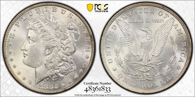 1882 $1 MS65
