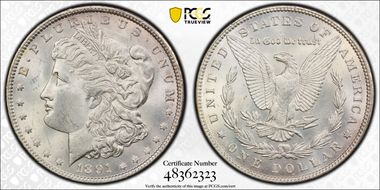 1891 $1 MS64