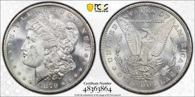 1879-S $1 MS64