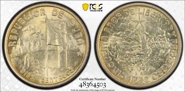 1952 10C Republic MS65