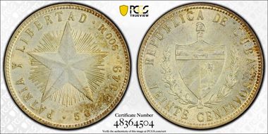 1949 20C KM-13.2  Ag MS65