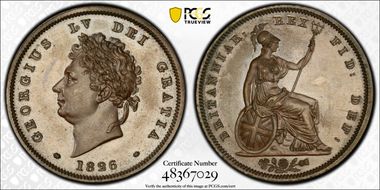 1826 1D S-3823 Bronzed PR65