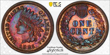 1885 1C PR63BN