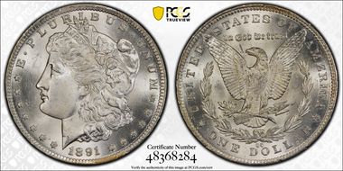 1891-CC $1 MS65