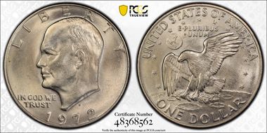 1972-D $1 MS65