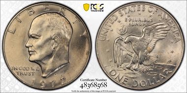 1972-D $1 MS63
