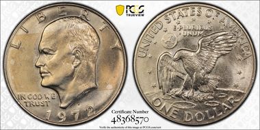 1972-D $1 MS63