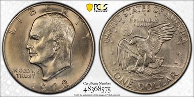 1972-D $1 MS63