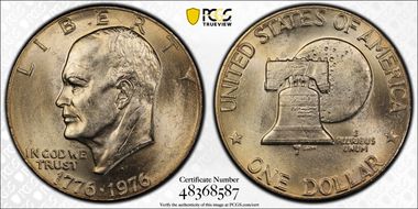 1976-D $1 Type 2 MS63