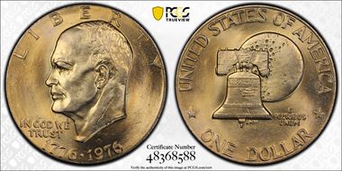 1976-D $1 Type 2 MS64