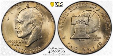 1976-D $1 Type 2 MS64