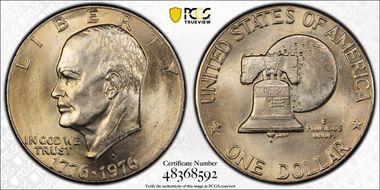 1976-D $1 Type 2 MS63