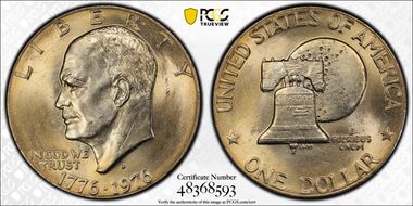 1976-D $1 Type 2 MS64