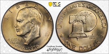 1976-D $1 Type 2 MS64