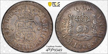 1768-Mo M 1/2 R Calico-187 XF40