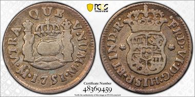 1751-Mo M 1/2 R Calico-84 VF25