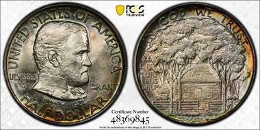 1922 50C Grant MS65