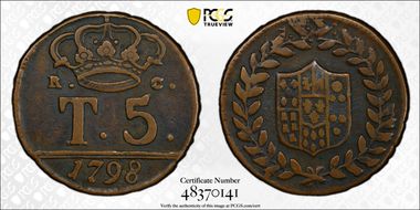 1798 P/R G 5 Tor VF35BN