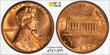 1968-D/D 1C RPM, FS-501 MS66RD