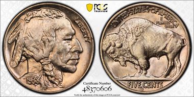 1938-D 5C Buffalo MS66