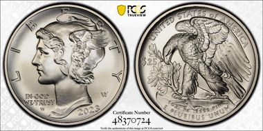 2023-W $25 Palladium First Strike SP70