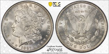 1887-O $1 MS64