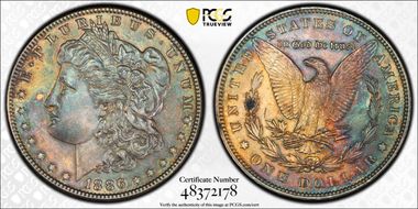 1886 $1 MS63