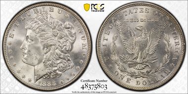 1888 $1 MS65