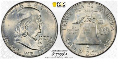 1959 50C DDR FS-801 MS64FBL