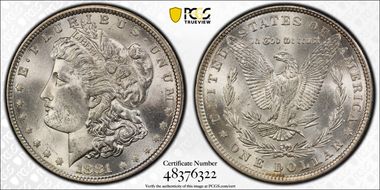 1881 $1 MS63