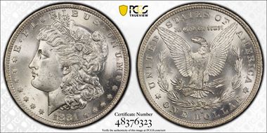 1881-O $1 MS63