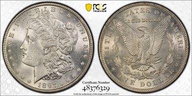1897 $1 MS64