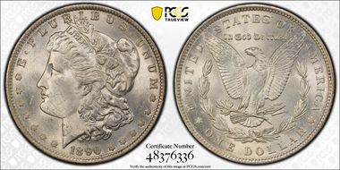 1890 $1 MS63