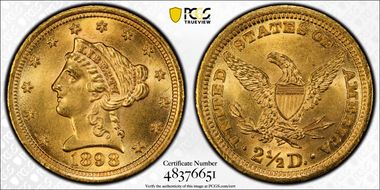 1898 $2.50 N1