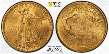 1914 $20 MS62