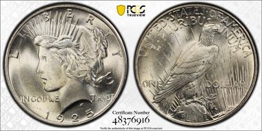 1925 $1 MS65