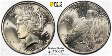 1925 $1 MS65