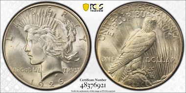 1926 $1 MS64